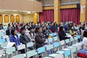 Around 100 parents and students are attended the talk