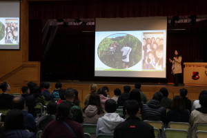 College Liaison Manager Miss Janet Pun share her past working experience in overseas exchange program